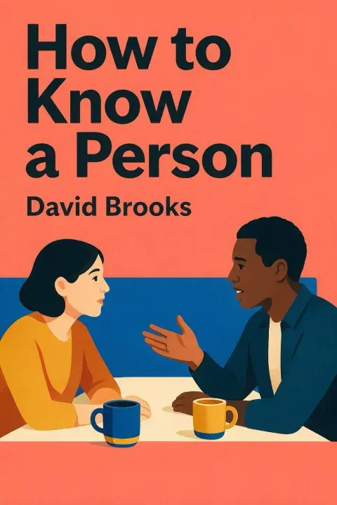 How to Know a Person by David Brooks cover